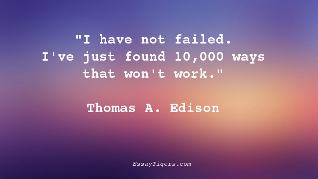 thomas edison success quote